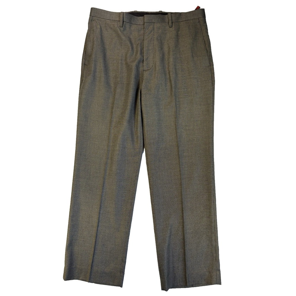 Axist Men's 34X29 Black Pin Check Trouser Dress Pants Career Office Preppy‎